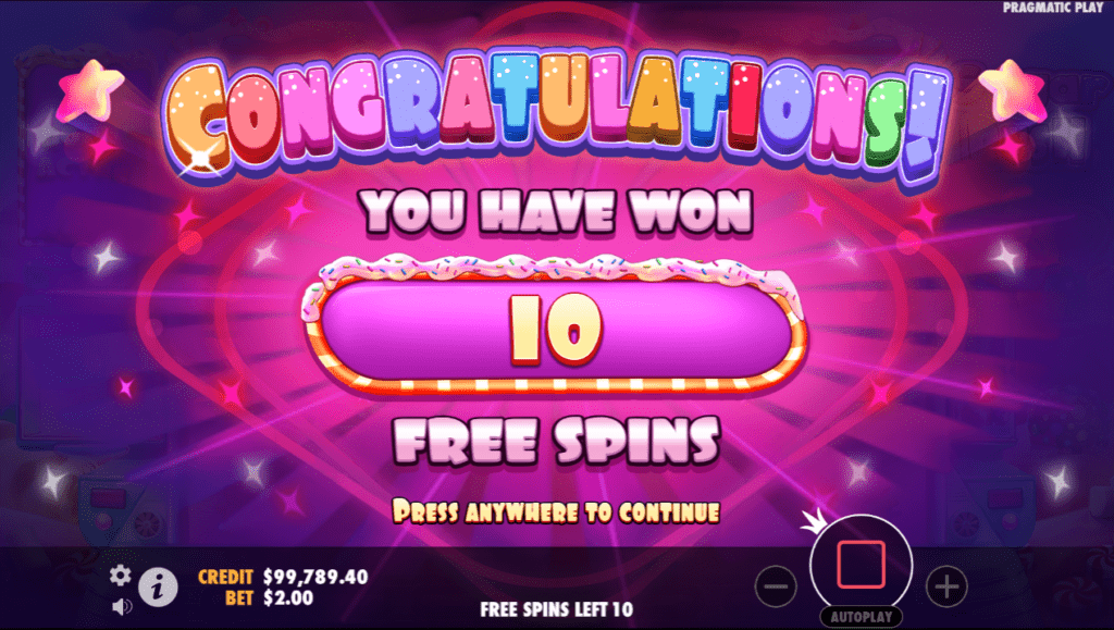 sugar rush big win