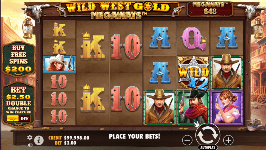 western gold screen game